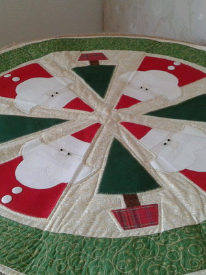 Toalha de natal redonda