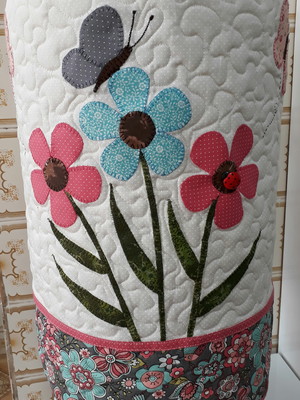 Capa para galão de água flores!!