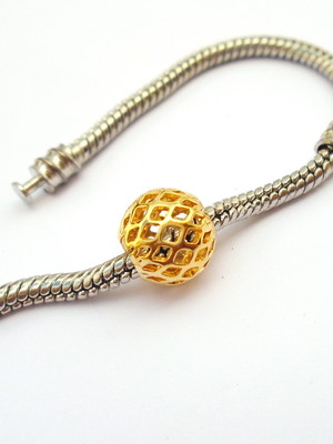 Murano banhado ouro 18k - rede 11