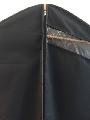 Capa para terno com visor transparente