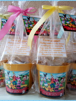Kit ecológico pequeno turma do mickey