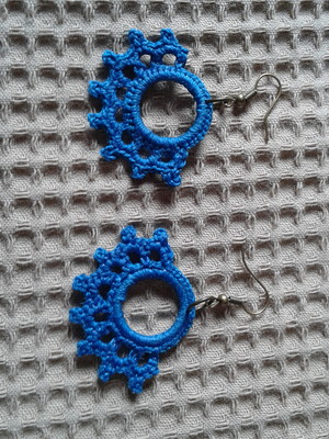Brinco de crochê