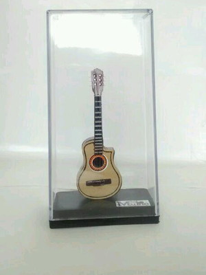 Miniatura de violão elétrico 12cm