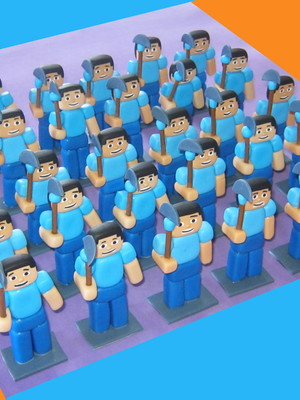 Minecrafts de biscuit