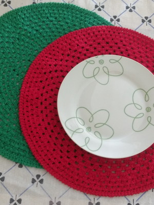 Sousplat em crochê