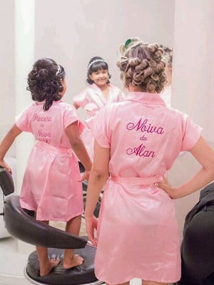 Kit com 10 robes personalizados