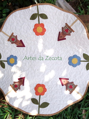 Centro de mesa de patchwork