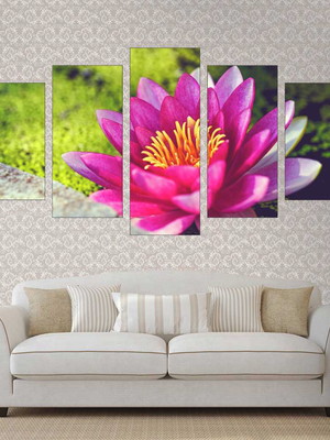 Quadro flor de lotus tela canvas fw15c5p