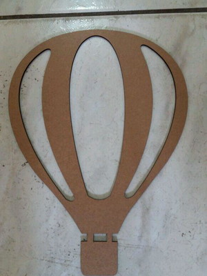 Recorte de balão em mdf
