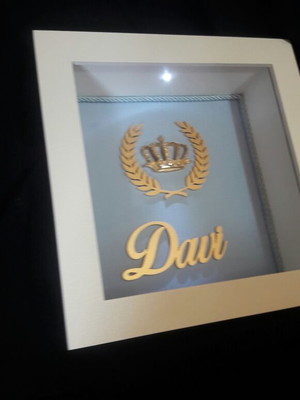 Quadro com led davi