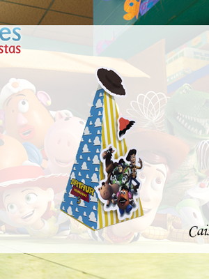 Caixa cone toy story