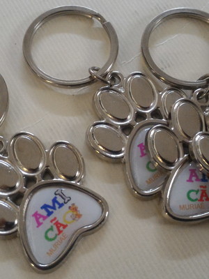 Chaveiro pata personalizado