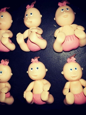 Bebês em biscuit