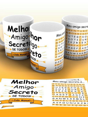 Caneca amigo secreto