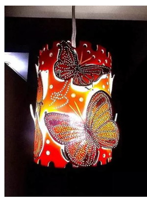 Lustre borboletas para sala e varanda