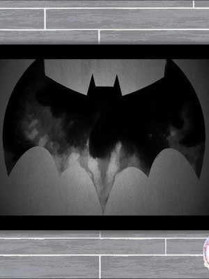 Quadro batman com moldura