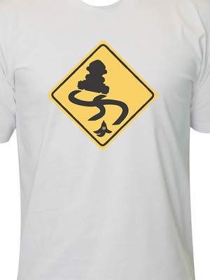 Camiseta mario kart geek nerd retro teen