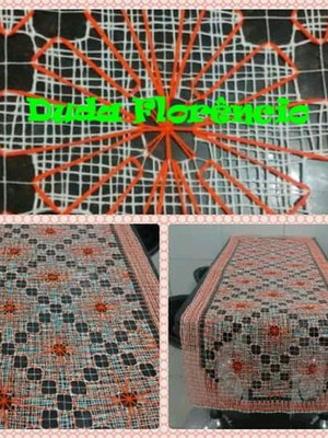 Trilho de mesa em filé