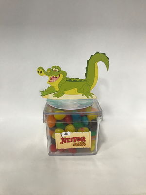 Aplique jake e os piratas 3d - crocodilo