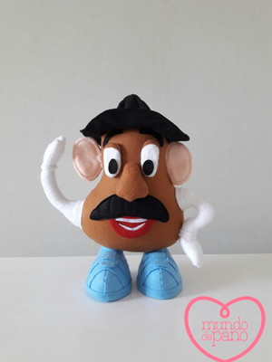 Sr cabeça de batata em feltro