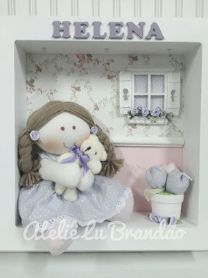 Porta maternidade helena com leds