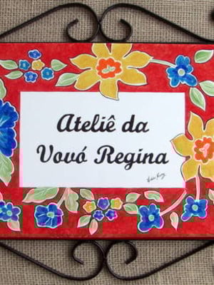 Placa decorativa