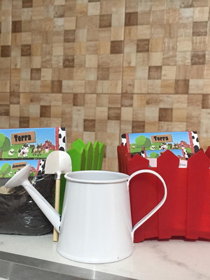 Kit jardinagem fazendinha luxo