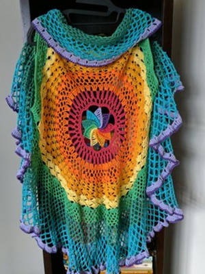 Kimono croche mandala