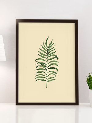 Poster a4 folha tropical