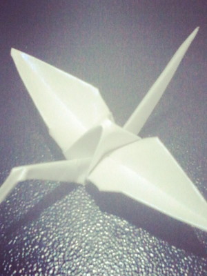 Oferta origami tsuru- 50 unidades de 10 cm asa a asa