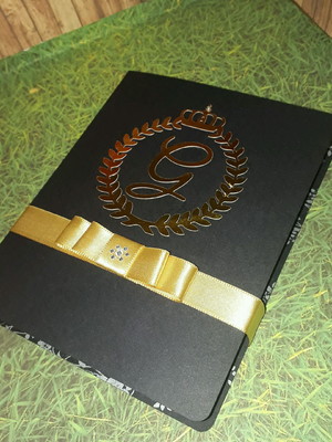 Convite livro realeza 15x12x2
