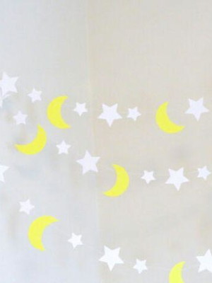 Kit com 2 varais de lua com estrela