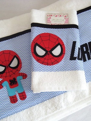 Kit banho - homem aranha