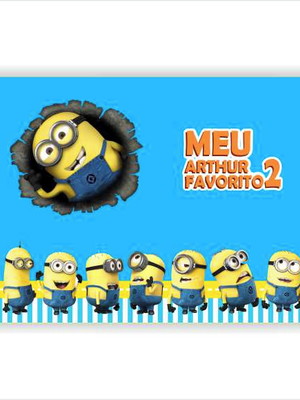 Jogo americano minions (papel)