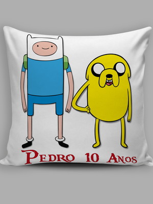 Mini almofadas hora da aventura