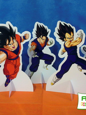 Kit 05 display de mesa anime dragon ball