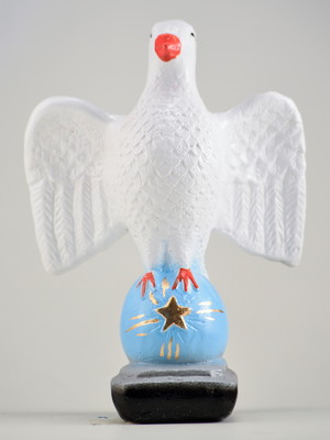 Imagem divino escultura 100% em gesso puro santo católico