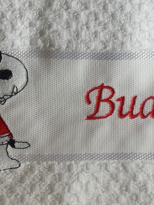 Toalha de lavabo snoopy com nome