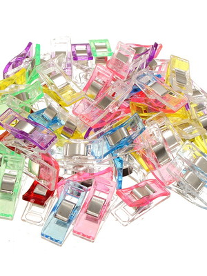 25 clips ou pregador para costura patchwork / quilting tam m
