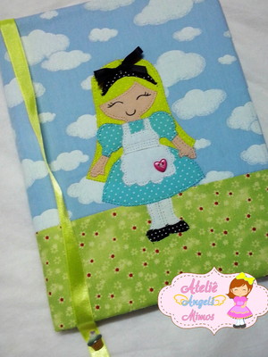 Capa de caderno coruja