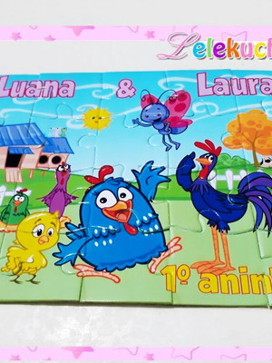 Quebra cabeça galinha pintadinha