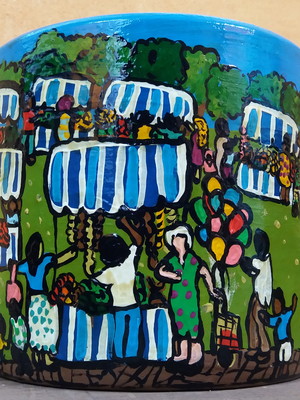 A feira na praça