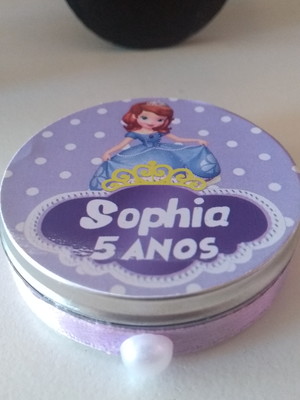 Latinha personalizada princesa sophia