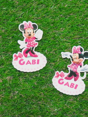 Aplique minnie rosa