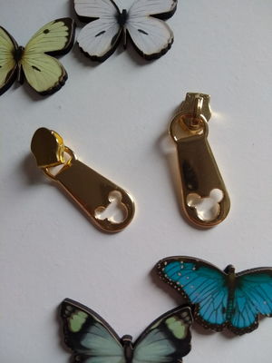 Cursor com pingente decorativo dourados kit 4 unidades
