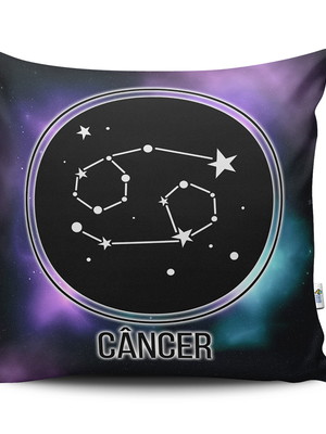 Almofada 40x40 signos câncer horóscopo mistic