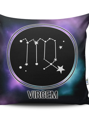 Almofada 40x40 signos virgem horóscopo mistic
