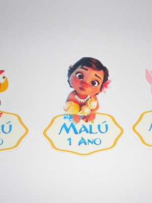 Aplique frame moana baby