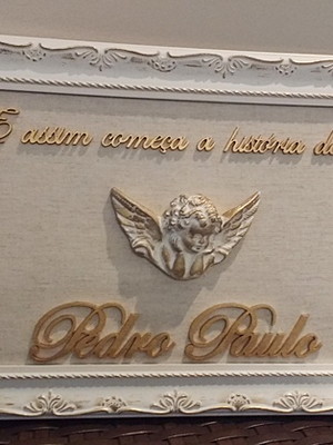 Porta maternidade anjo