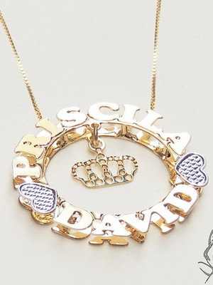 Mandala personalizada com nomes+coroa central